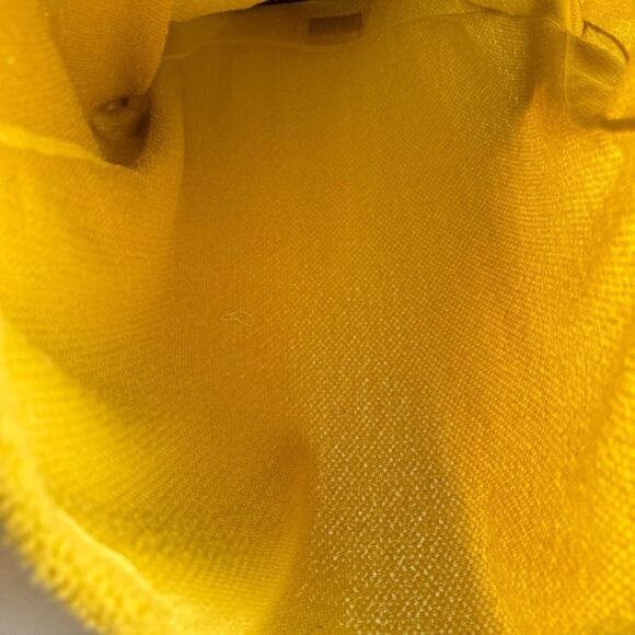 Hoka Base Camp Yellow Mock Neck Running Gym Fleece Sweatshirt Men's Size Medium - Picture 7 of 9